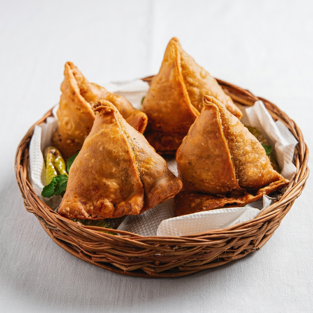 Vegetable Samosa.